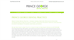 Desktop Screenshot of princegeorgedentalpractice.com